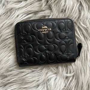 Coach zip-around wallet
